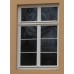Holzfenster "Magdeburg" mit öffnendem Oberlicht und Sprossen