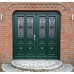 Mehrflügelige antike Gründerzeit Haustür "Lüneburg"