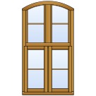 Kreuzstockfenster Modell "Hamburg"