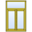 Auswärts öffnendes Hamburger Fenster
