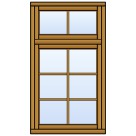 Auswärts öffnendes Hamburger Fenster