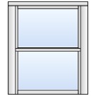 Englisches Vertikal-Schiebefenster ohne unteren Rahmen